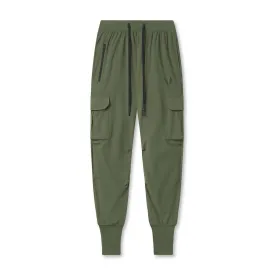 0825. Tetra-Lite™ Cargo High Rib Jogger - Olive