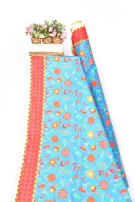 1-PC Kurti Unstitched Cambric Lawn