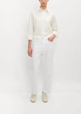 90's Crop Jean — Baby Powder