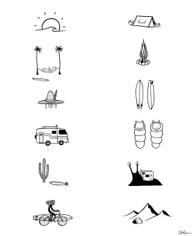 Adventure Icons Season 2 - Print/ Framed Print