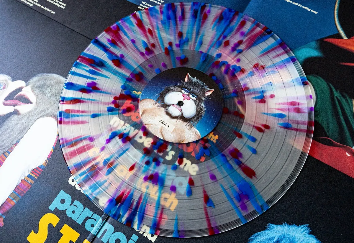 analysis paralysis - Milky Clear W/ Blue, Red & Purple Splatter LP
