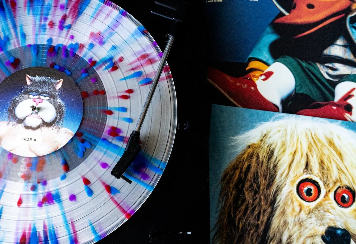 analysis paralysis - Milky Clear W/ Blue, Red & Purple Splatter LP