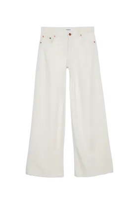 APRIL Ecru - Wide Loose Fit Jeans