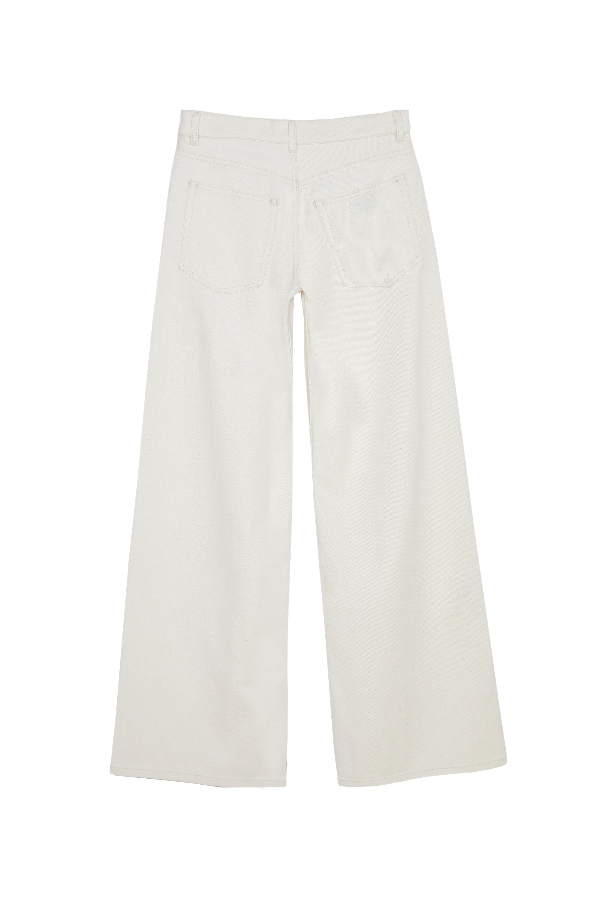APRIL Ecru - Wide Loose Fit Jeans