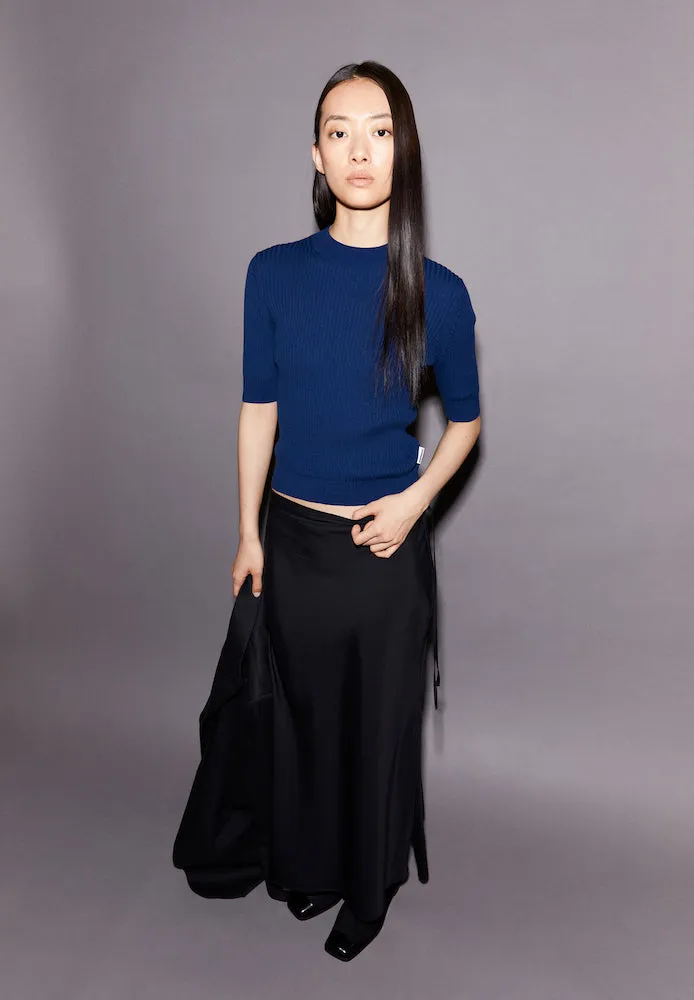ARMEDANGELS Siljiaa knit top faded indigo women