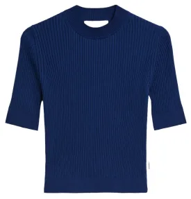 ARMEDANGELS Siljiaa knit top faded indigo women