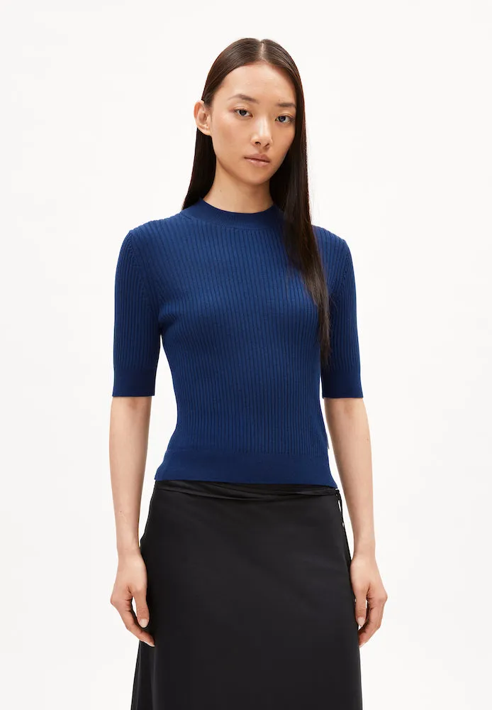 ARMEDANGELS Siljiaa knit top faded indigo women