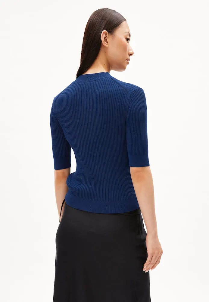 ARMEDANGELS Siljiaa knit top faded indigo women