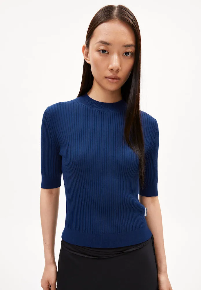 ARMEDANGELS Siljiaa knit top faded indigo women