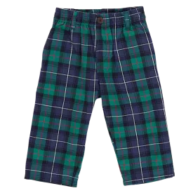 Baby Boys Jackson Pant - Green Tartan
