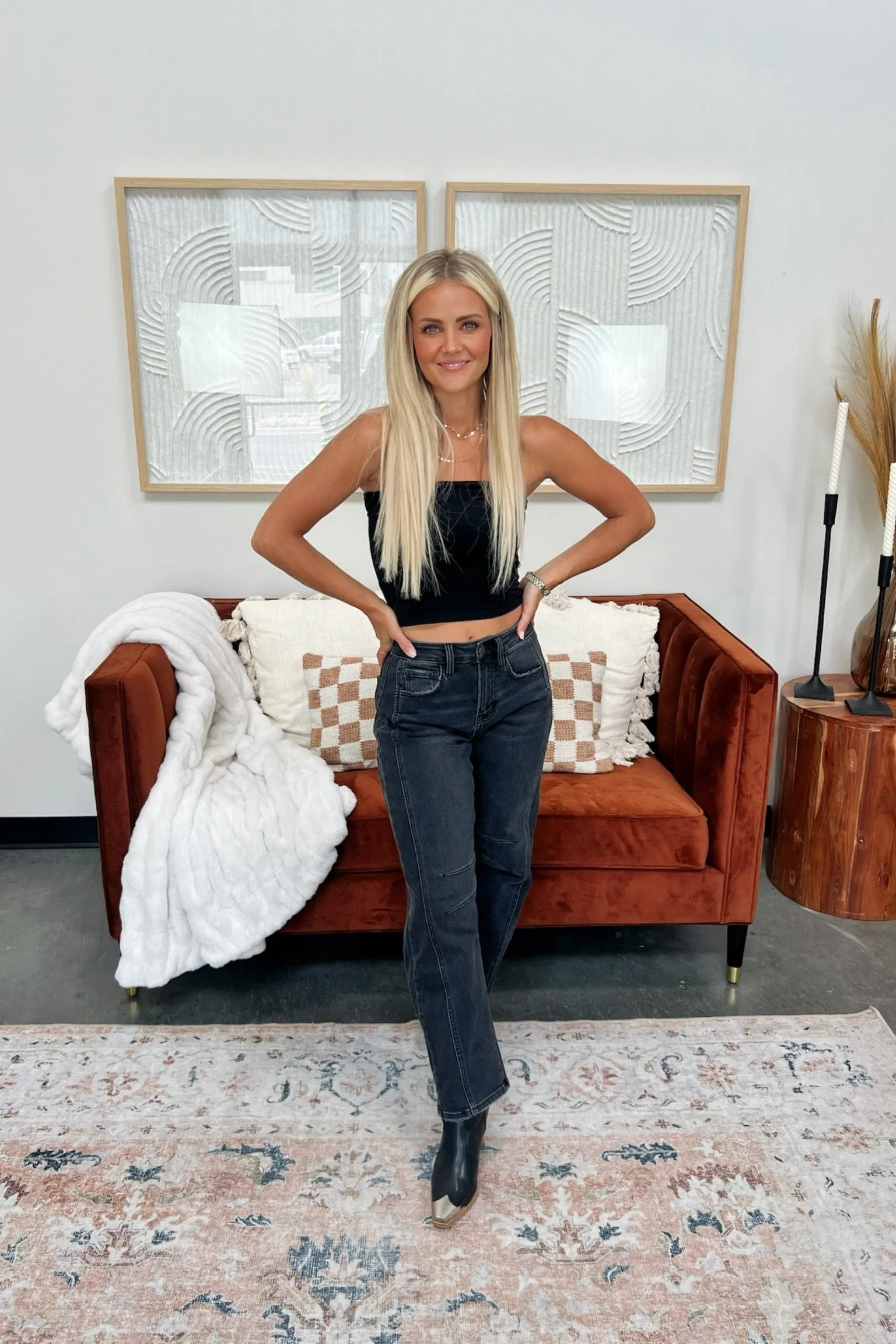 Bad To The Bone Barrel Jeans