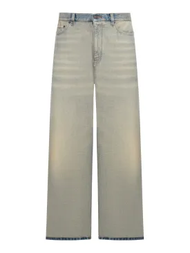 BAGGY PANTS ORGANIC LIGHT INDIGO DENIM