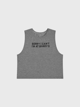 BARRY'S HEATHER GREY LEGEND TANK