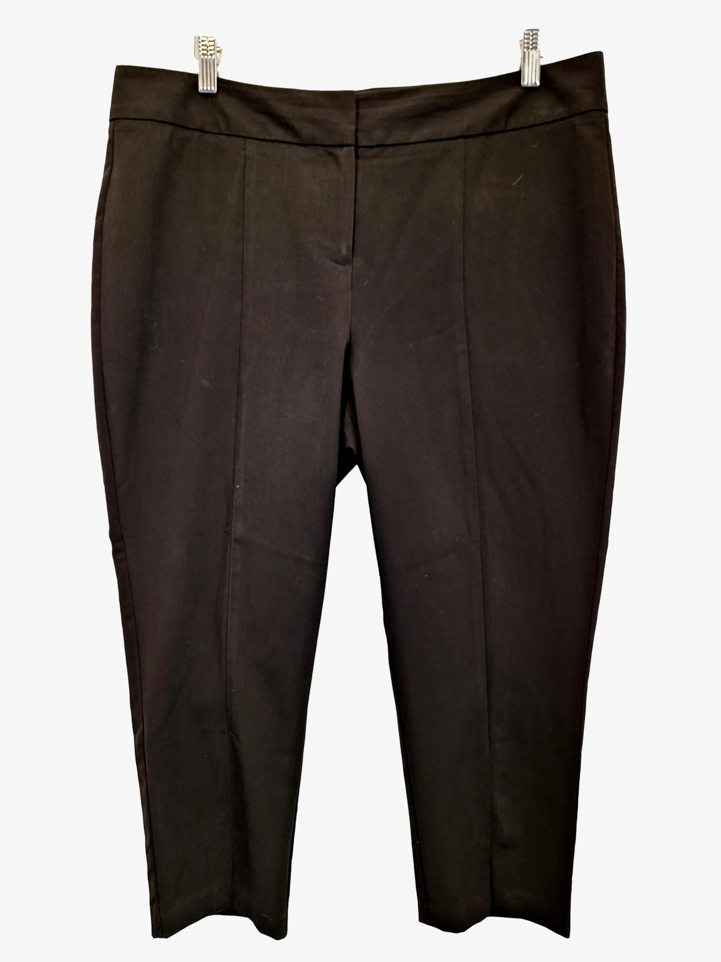 Basque Ankle Slit Work Pants Size 16 Petite