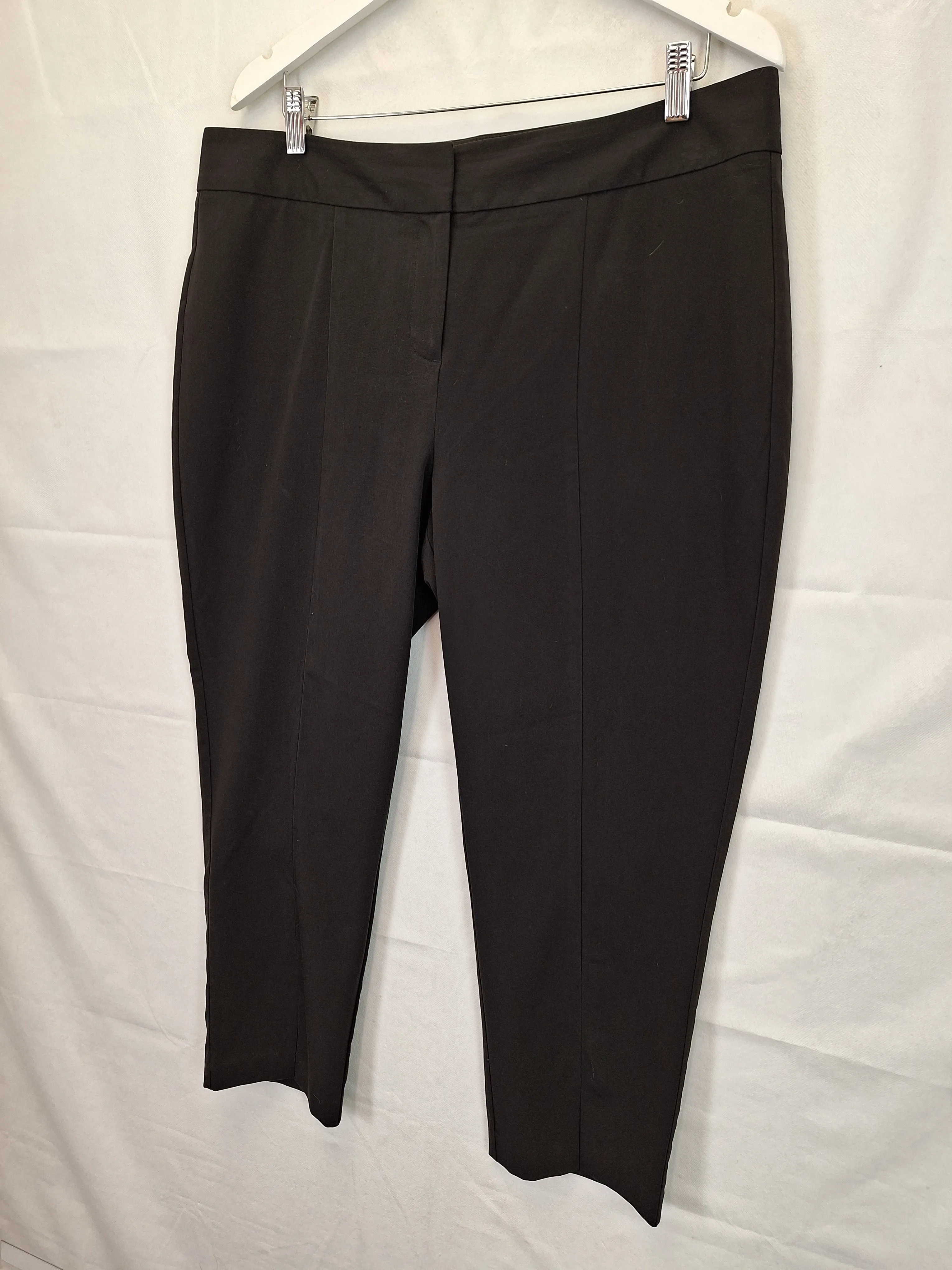 Basque Ankle Slit Work Pants Size 16 Petite