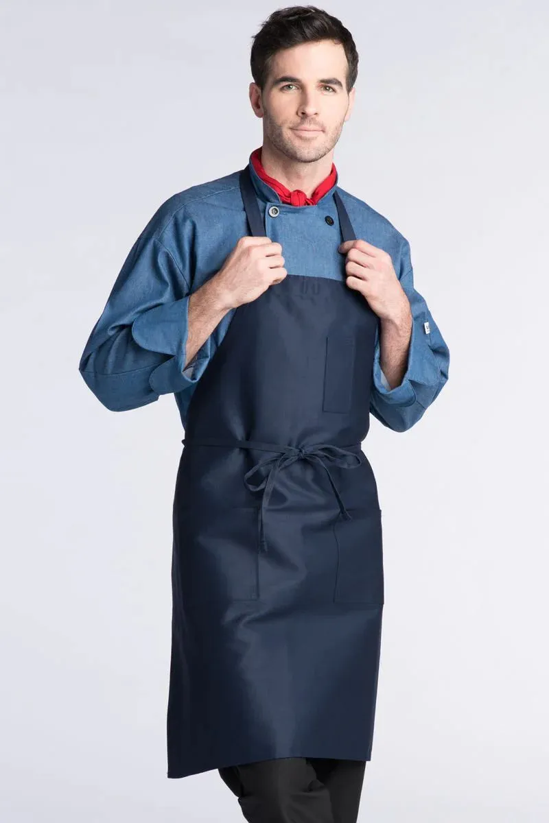 Bib Apron (3 Patch Pocket)