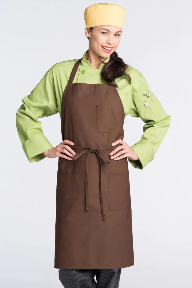 Bib Apron (3 Patch Pocket)
