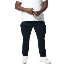 Big and Tall - Utility Twill Pants - Black