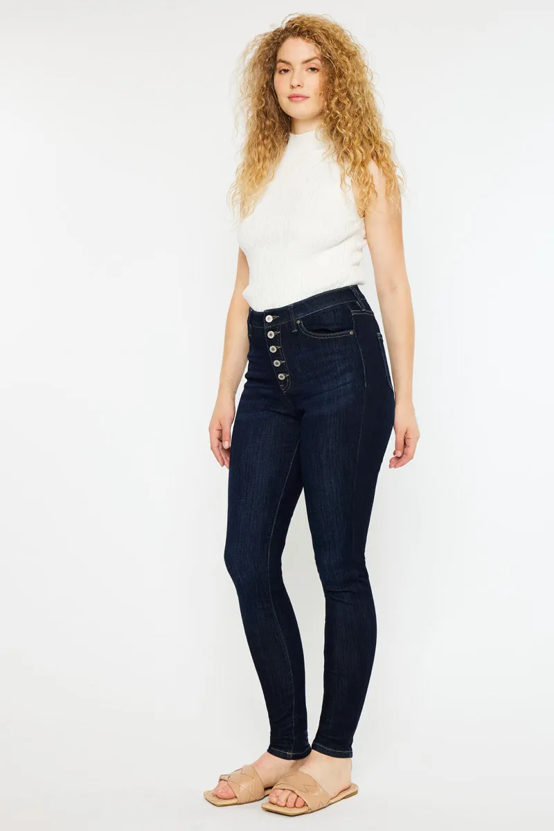 Birdie High Rise Super Skinny Jeans - Curvy