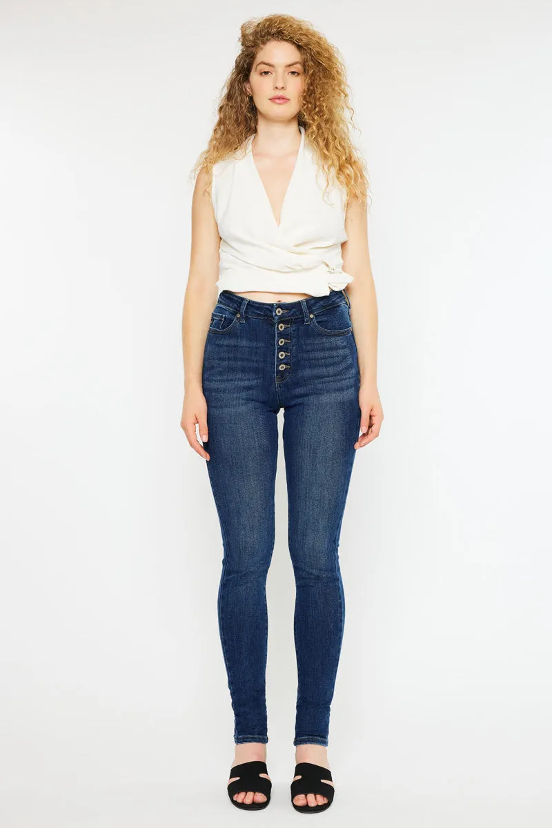 Birdie High Rise Super Skinny Jeans - Curvy