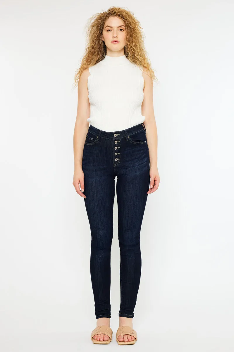 Birdie High Rise Super Skinny Jeans - Curvy