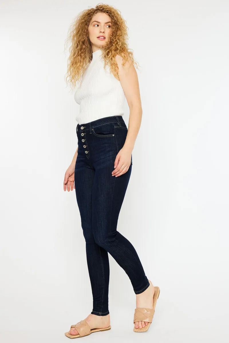 Birdie High Rise Super Skinny Jeans - Curvy