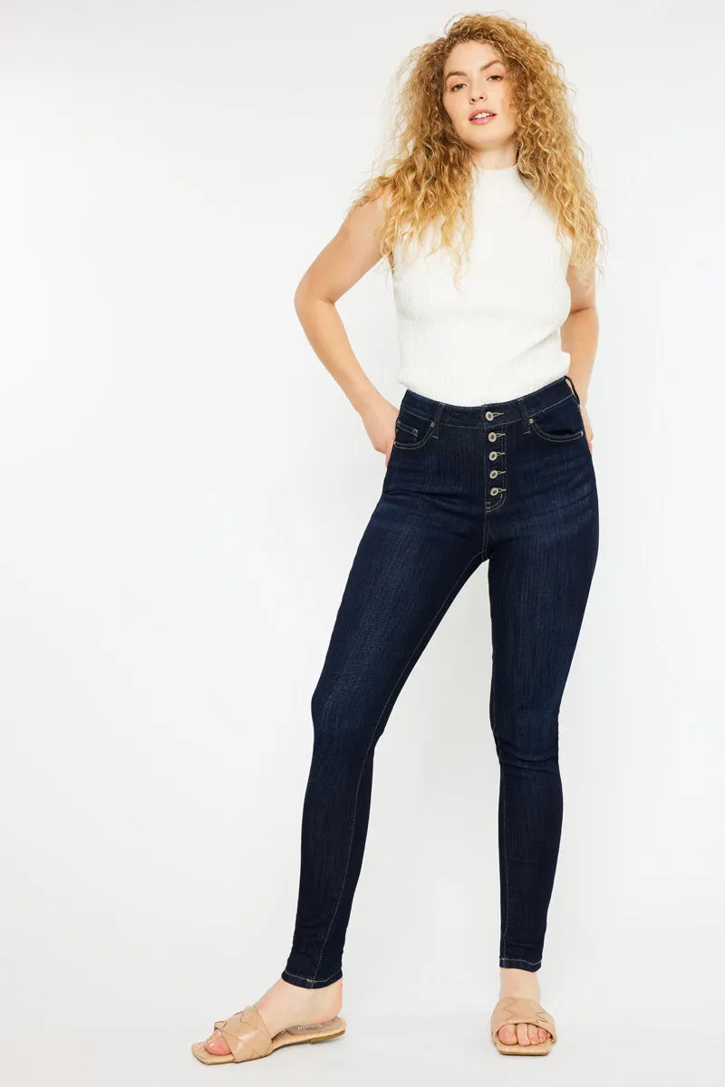Birdie High Rise Super Skinny Jeans - Curvy