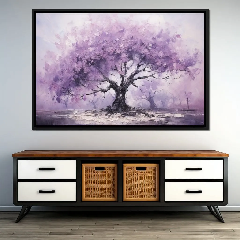 Blossoming Tree in Monochrome