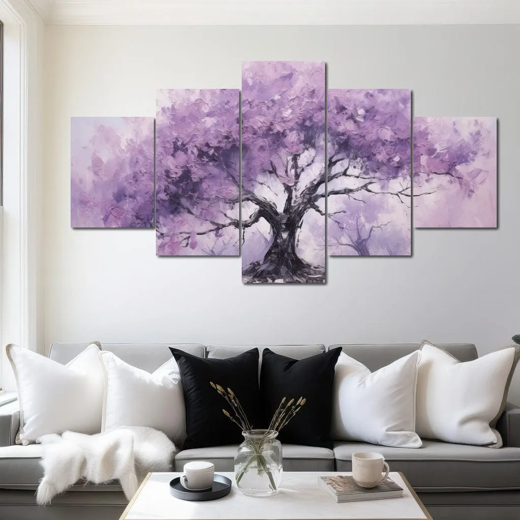 Blossoming Tree in Monochrome
