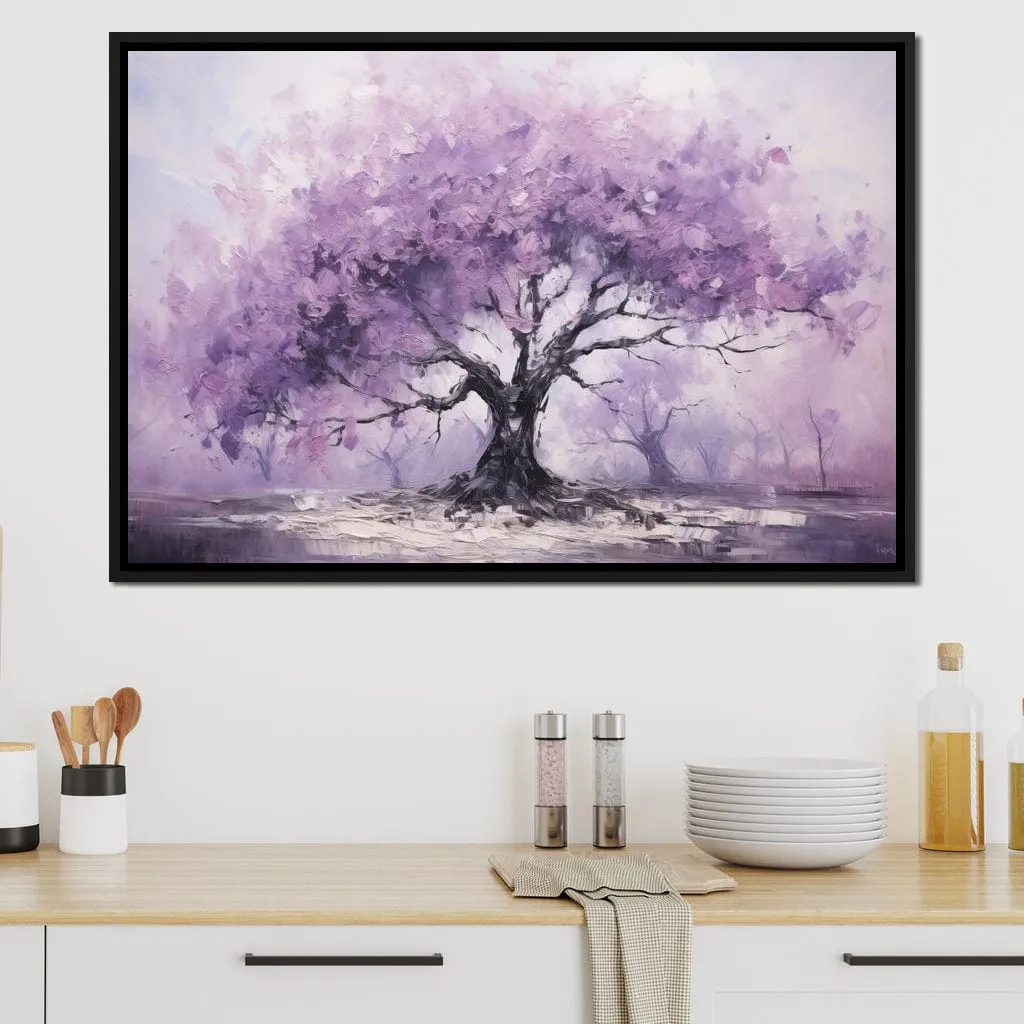 Blossoming Tree in Monochrome