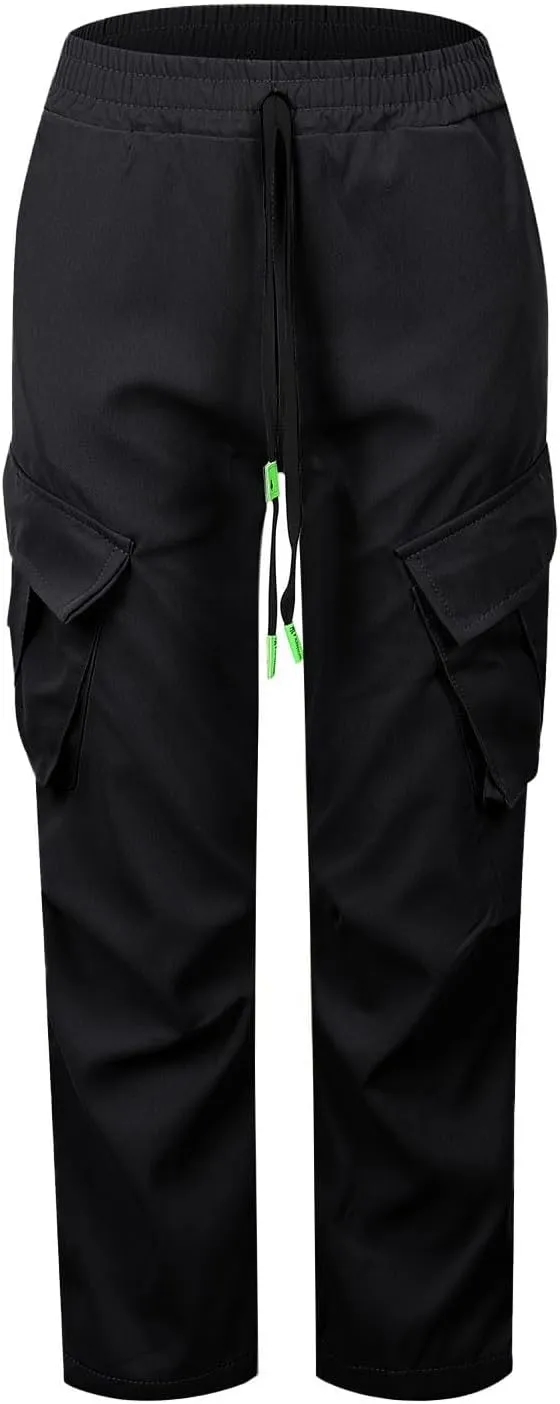 Boys Camo Pants Kids Pull on Elastic Waist Casual Loose Jogging Bottoms Elastic Cuffed Cargo Joggers 8-15 Years