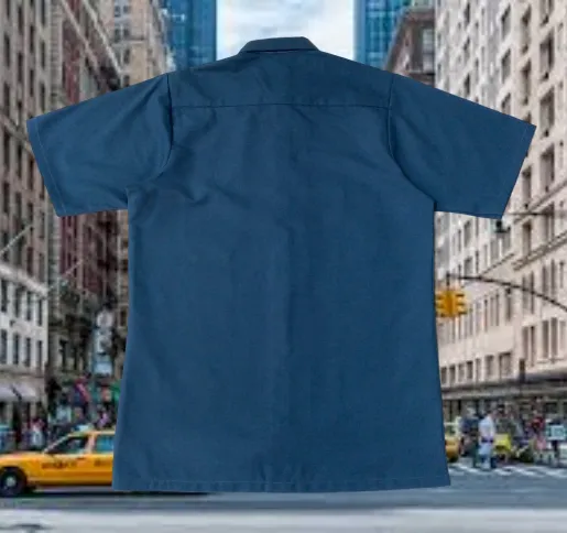 Brooklyn Work T58 Embroidery Logo S/S Work Shirt Royal Blue