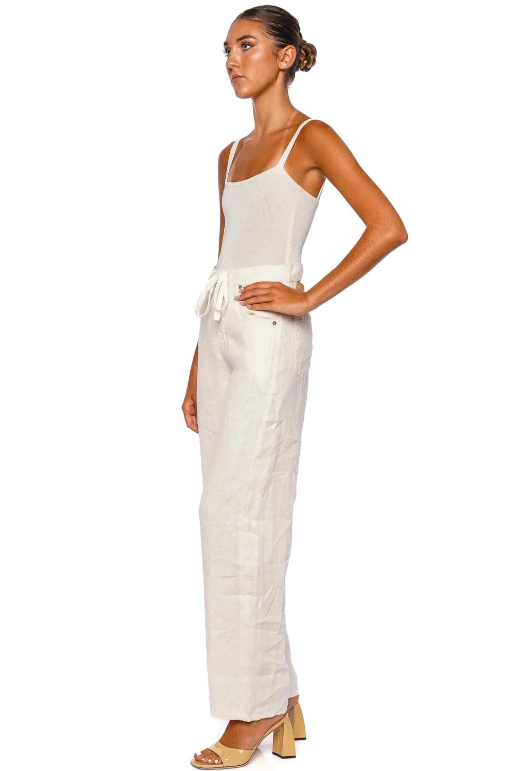 Brynn Wide Leg Drawstring Trouser