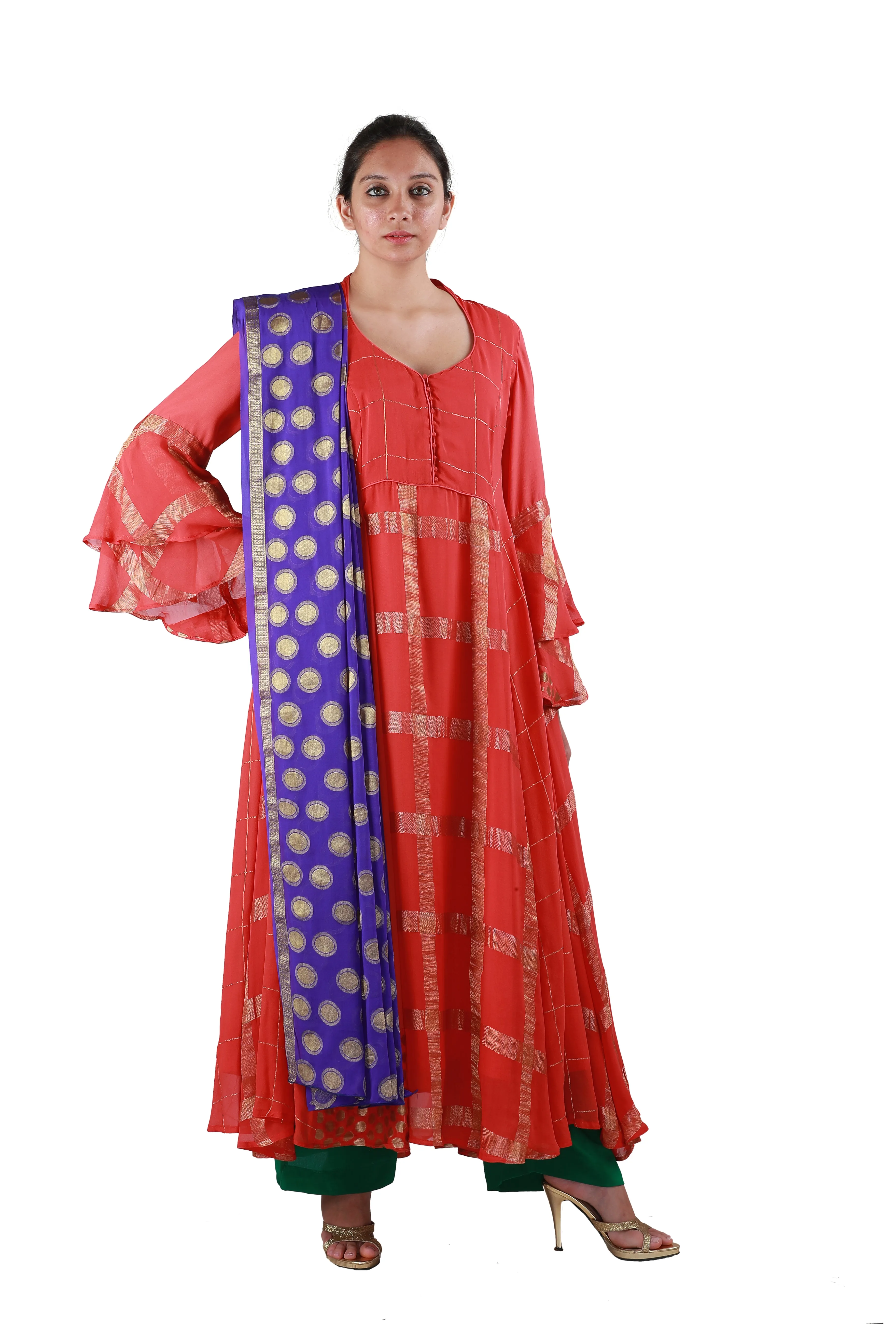 Burnt Orange Salwar