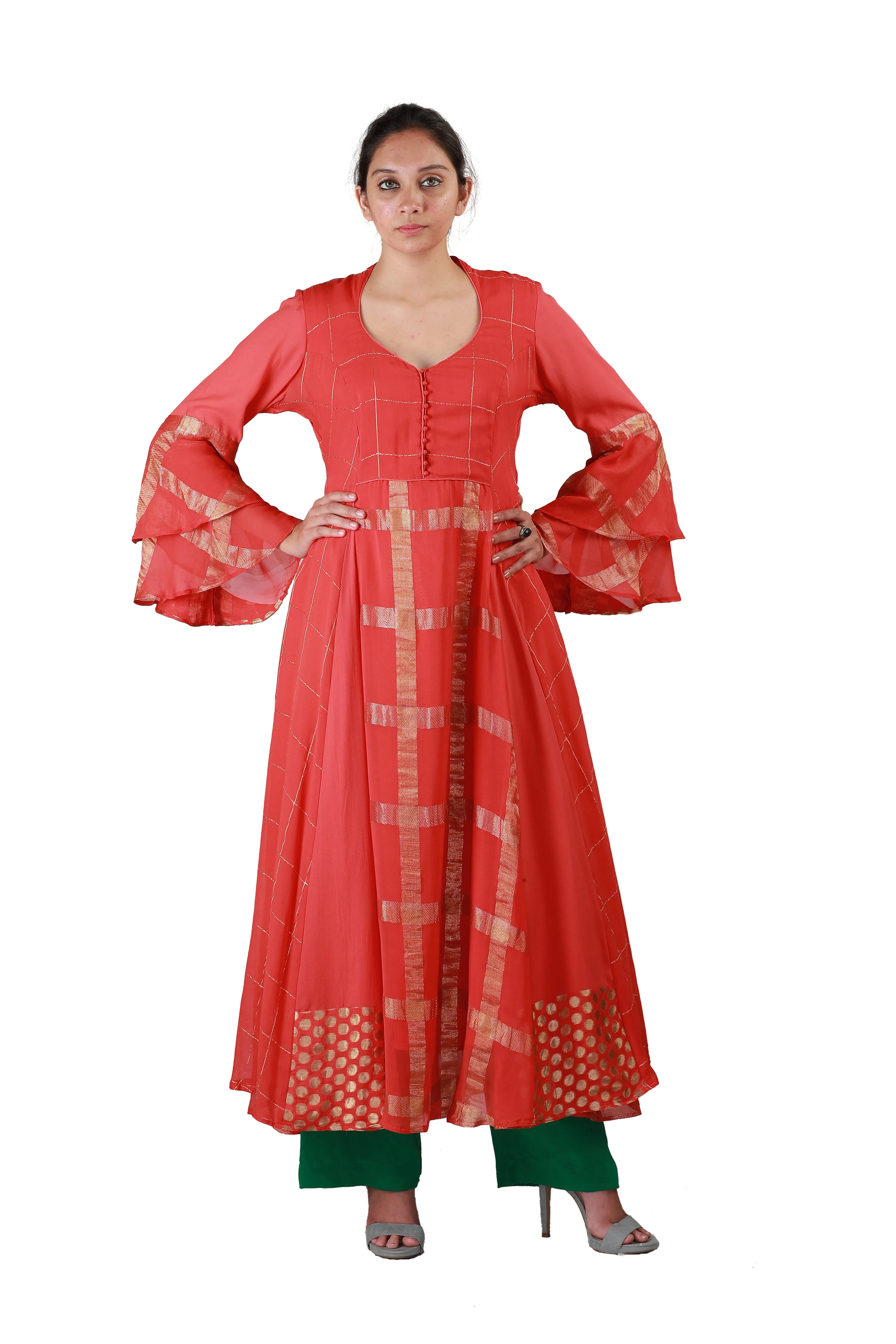 Burnt Orange Salwar