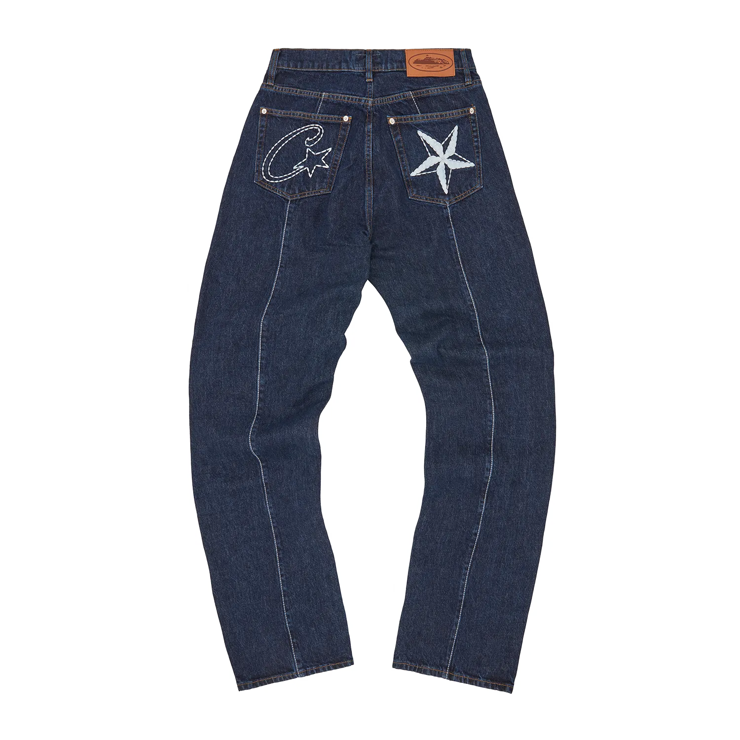 C-STAR STITCH-DOWN JEANS [DARK WASH]