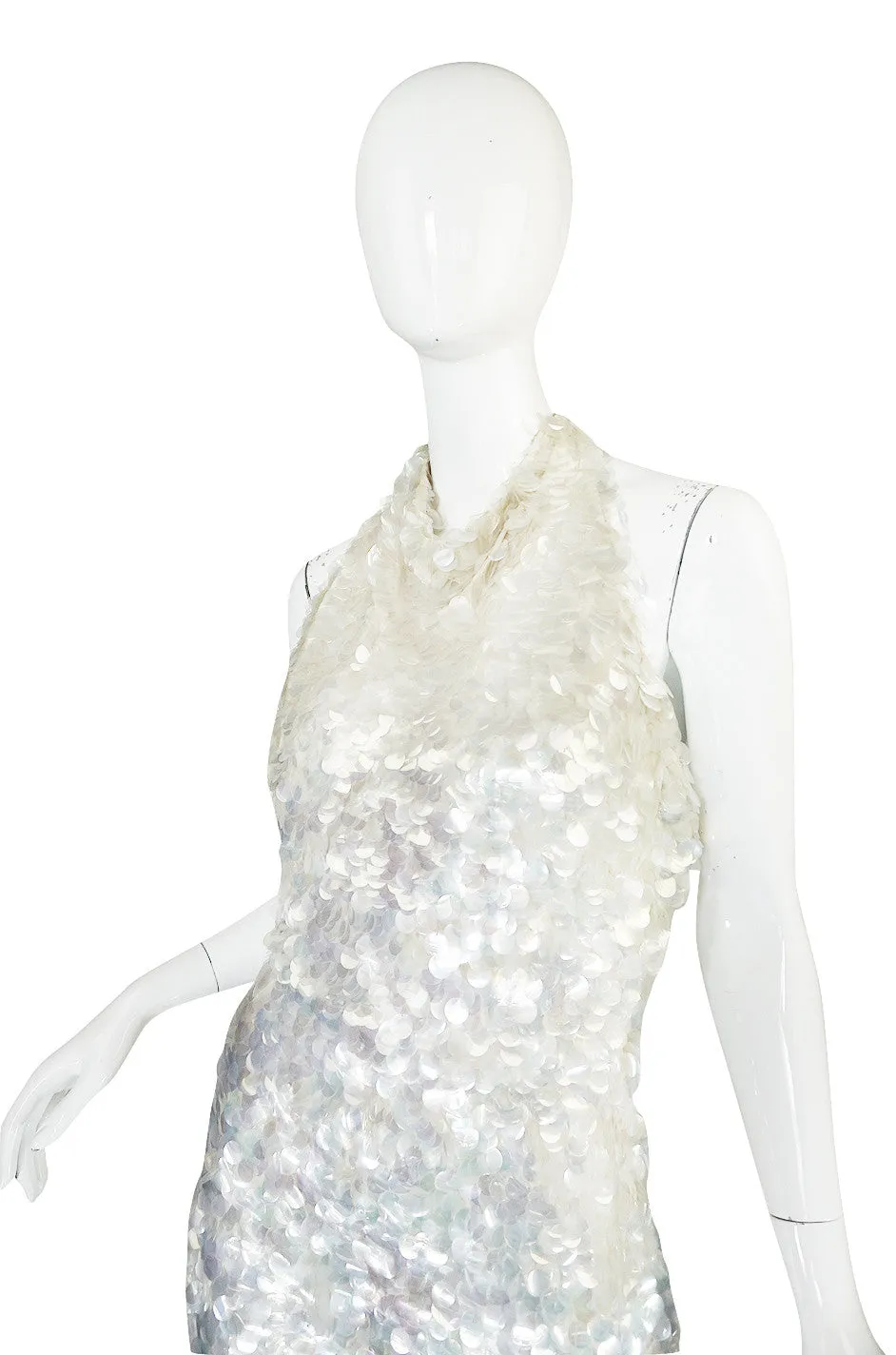 c1967 Couture Donald Brooks Silk and Pailettes Jumpsuit