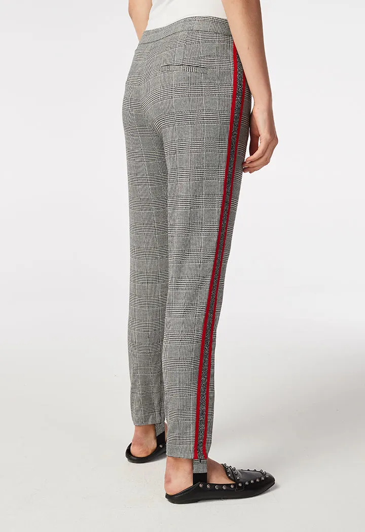 Checkered Stirrup Pant