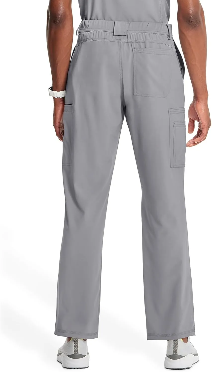 Cherokee Men's Scrub Pants Modern Fit 6 Pockets Tapered Leg with Drawstring CK200A