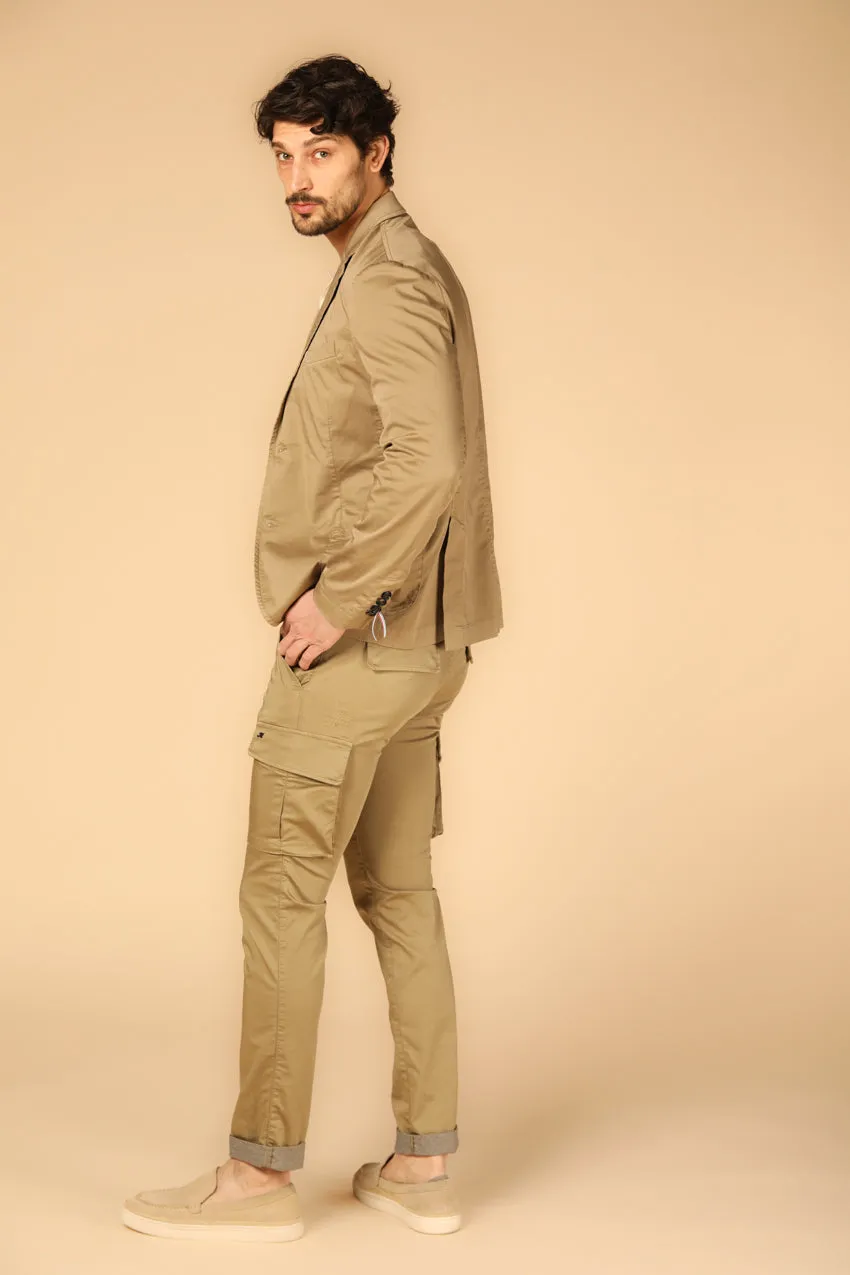 Chile Jogger Travel pantalone cargo jogger uomo in raso tecno travel stretch extra slim