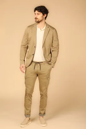 Chile Jogger Travel pantalone cargo jogger uomo in raso tecno travel stretch extra slim