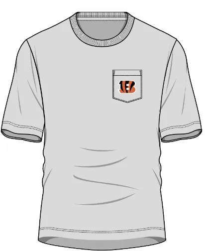 Cincinnati Bengals B Logo Short Sleeve Tee