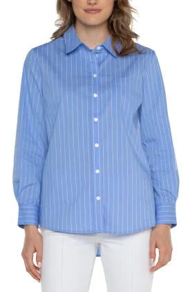 CLASSIC BUTTON FRONT POPLIN SHIRT
