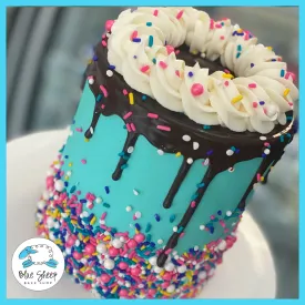 Confetti Drip To Go Cake