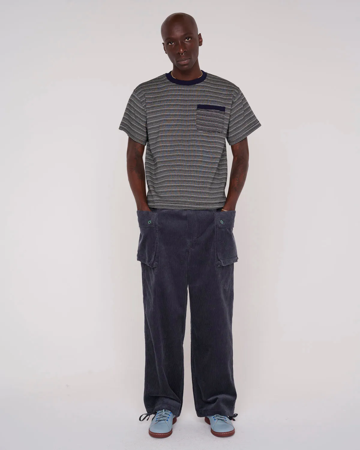 Cord P44 Jungle Pant - Grey Blue