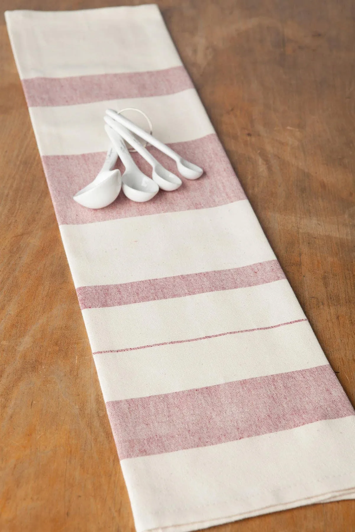 CRANBERRY Kitchen Towel, Handwoven Cotton