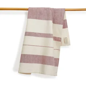 CRANBERRY Kitchen Towel, Handwoven Cotton
