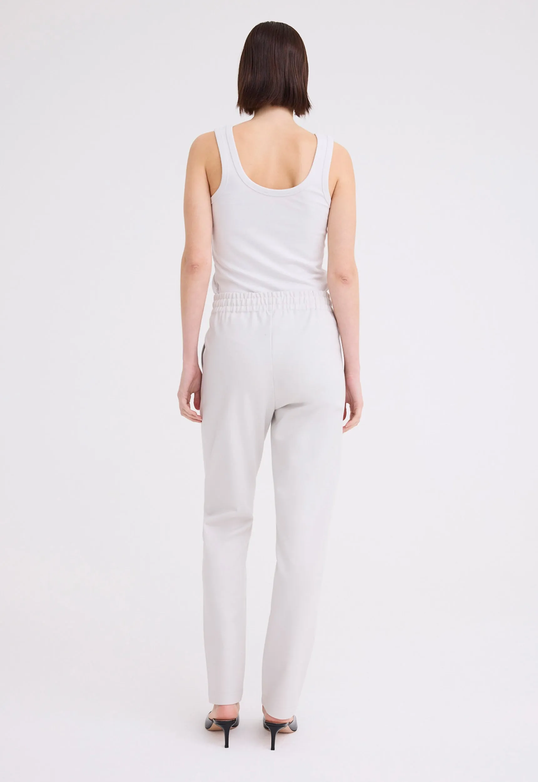 Cub Cotton Ponte Pant - Ghost White
