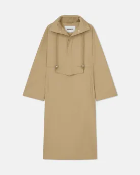 Cyrille - Sale Bonded Trench Pullover Coat - Beige