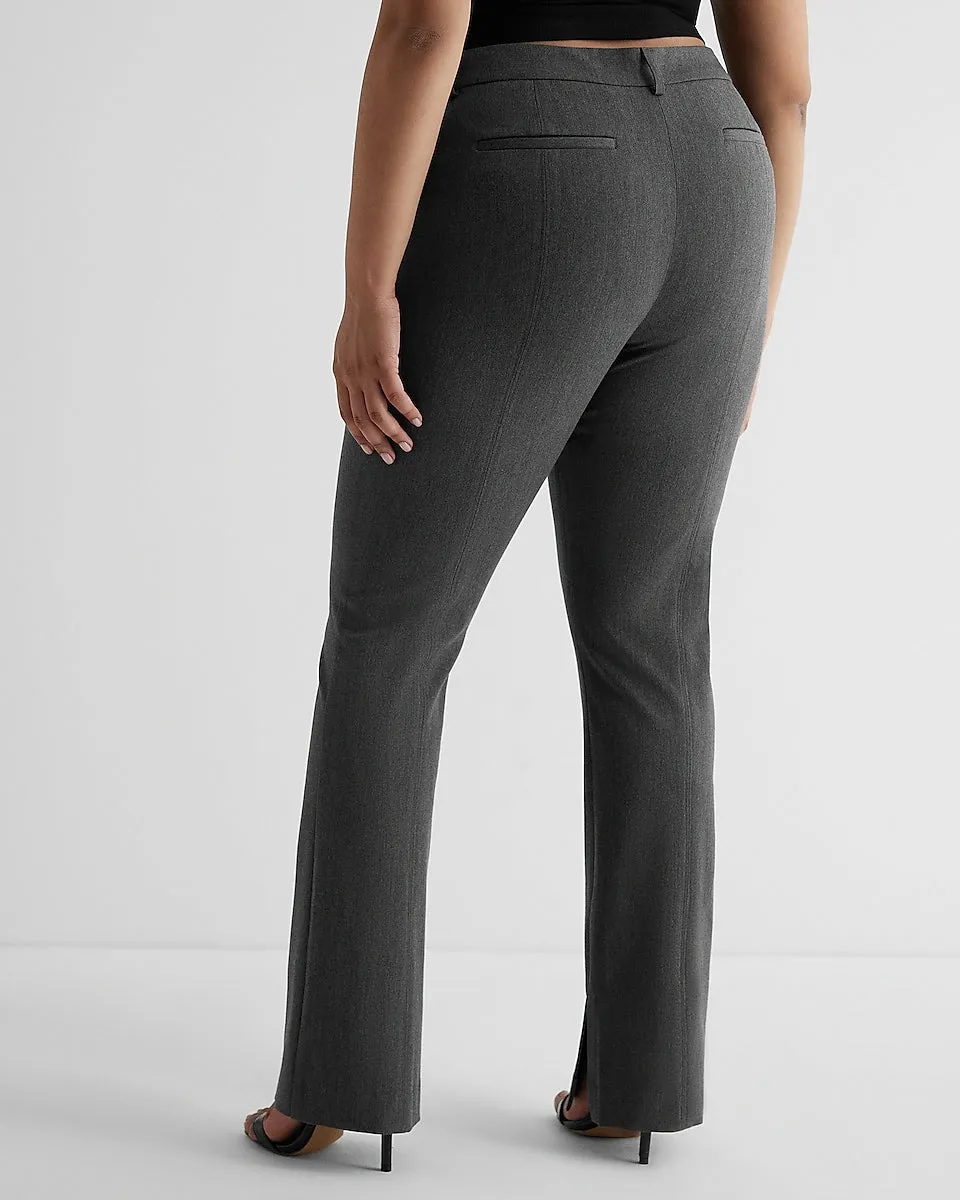 Editor Mid Rise Skyscraper Pant in Heather Gray